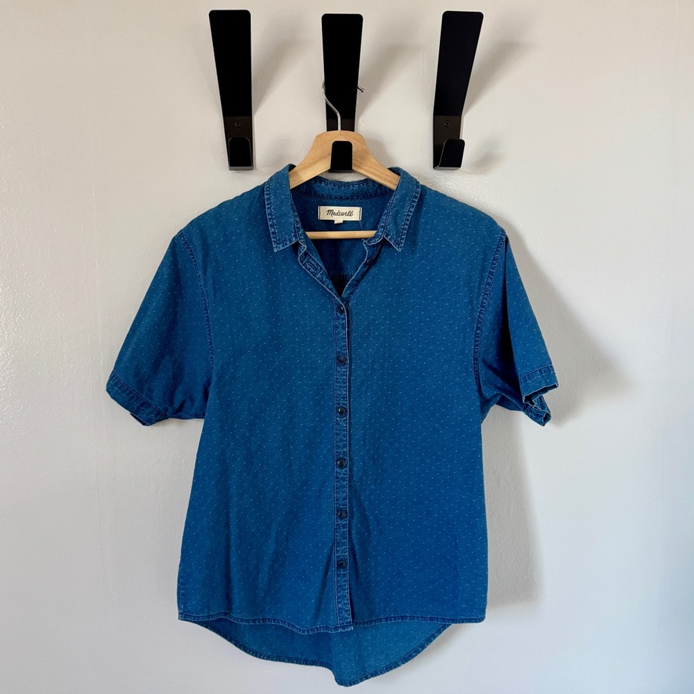 Madewell Denim Chronical Shirt in Dots